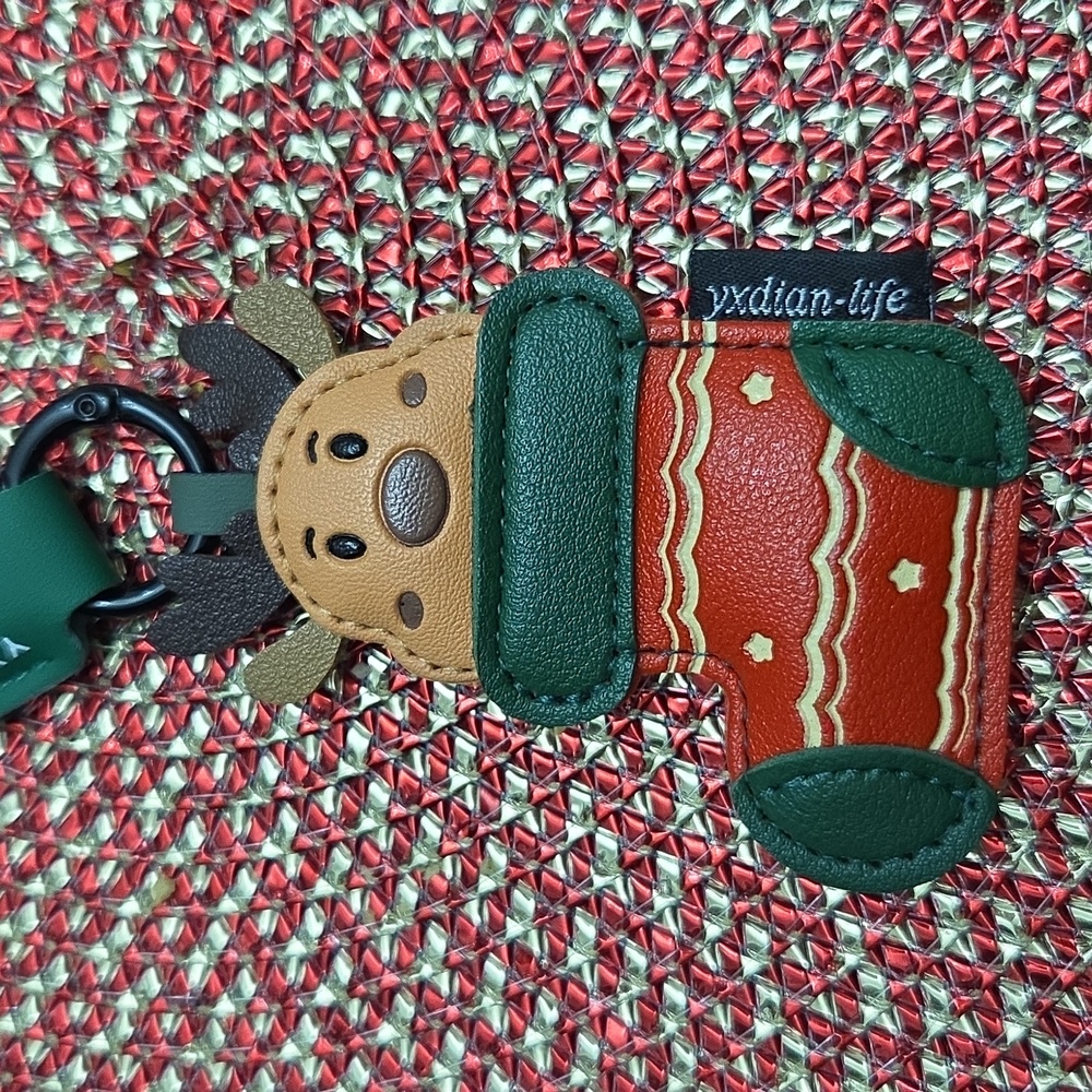 Christmas Reindeer & Santa Tree Keychain/charm Set - Picture 4 of 5
